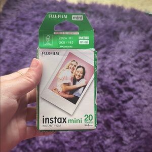 Fujifilm Instax Mini Film Pack - Green and White